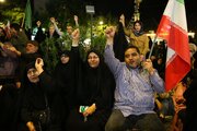 نوای الله اکبر همزمان با سراسر کشور در میدان شهید بجنورد