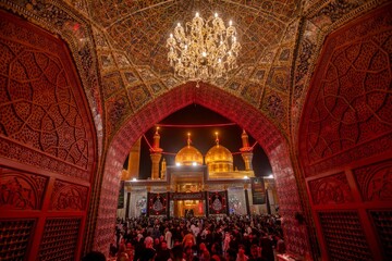 برگزاری مراسم عزاداری سالروز شهادت امام جواد (ع) در کاظمین+ تصاویر