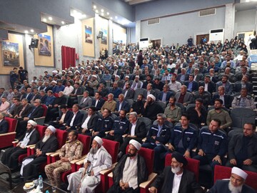 نشست تبینی «تا پای جان برای ایران» در شهرستان مرزی خواف