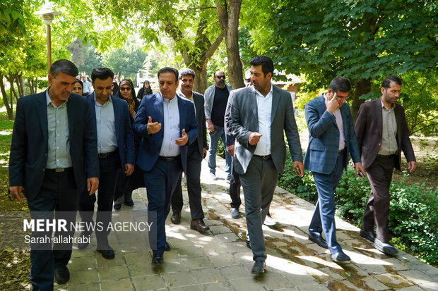 مرمت باغ جهانی ارم شیراز