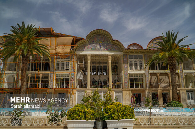 مرمت باغ جهانی ارم شیراز
