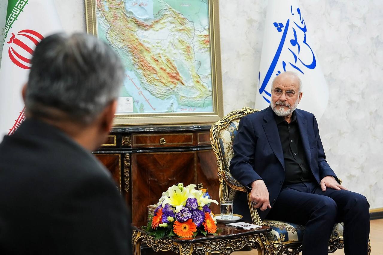 وزير الداخلية الباكستاني يلتقي رئيس البرلمان الايراني