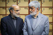 مراسم یادبود شهید علی لاریجانی در مسجد بلال رسانه ملی