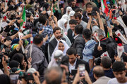 اهتزاز پرچم ایران در جشن ازدواج دانشجویی دانشگاه بوعلی همدان