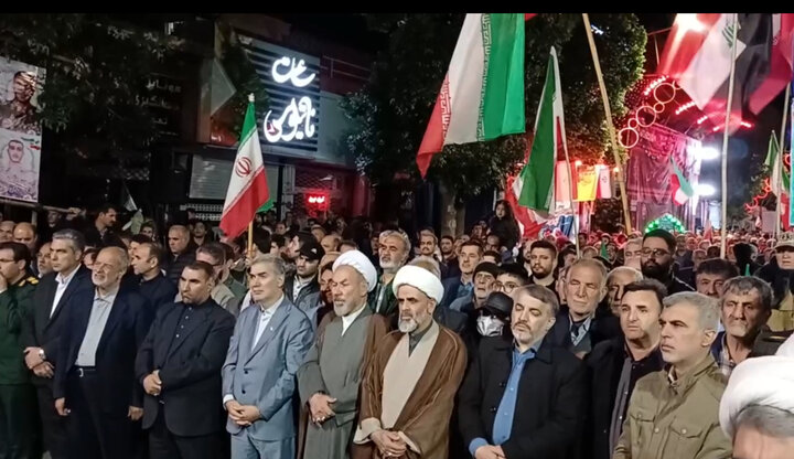 هفتاد و هشتمین قرار شبانه مردم سلماس در خیابان