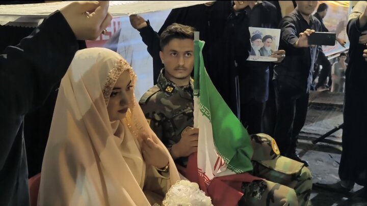 برگزاری مراسم ازدواج آسان در رزمایش «جان‌فدا» بویراحمد