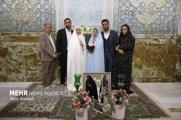 جشن «پیوند آسمانی» در حرم مطهر امام رضا(ع)