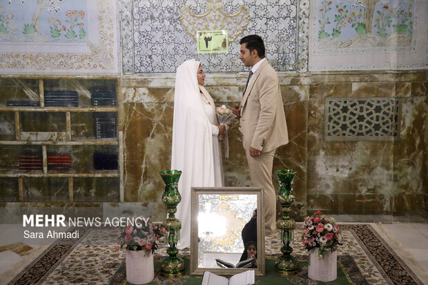 جشن «پیوند آسمانی» در حرم مطهر امام رضا(ع)