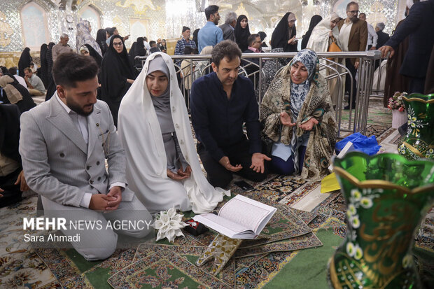 جشن «پیوند آسمانی» در حرم مطهر امام رضا(ع)