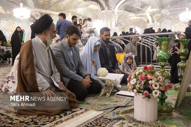 جشن «پیوند آسمانی» در حرم مطهر امام رضا(ع)