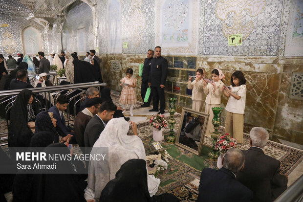 جشن «پیوند آسمانی» در حرم مطهر امام رضا(ع)