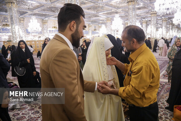 جشن «پیوند آسمانی» در حرم مطهر امام رضا(ع)