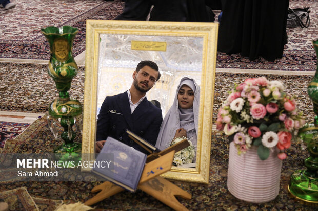 جشن «پیوند آسمانی» در حرم مطهر امام رضا(ع)