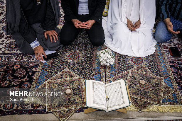 جشن «پیوند آسمانی» در حرم مطهر امام رضا(ع)