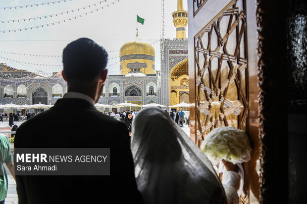 جشن «پیوند آسمانی» در حرم مطهر امام رضا(ع)
