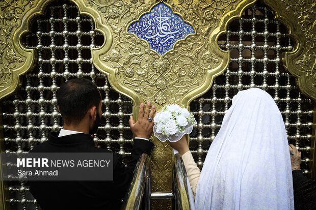 جشن «پیوند آسمانی» در حرم مطهر امام رضا(ع)