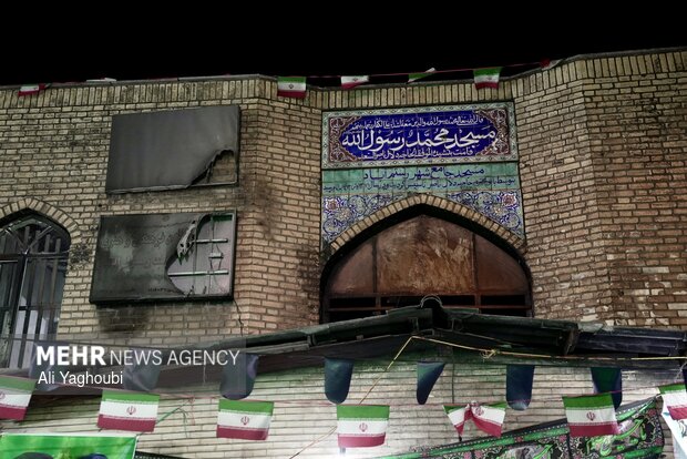 جشن ازدواج در مسجد سوخته اغتشاشات