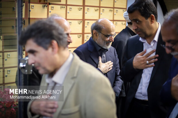 مراسم یادبود شهید علی لاریجانی در مسجد بلال رسانه ملی