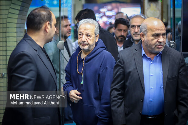 مراسم یادبود شهید علی لاریجانی در مسجد بلال رسانه ملی