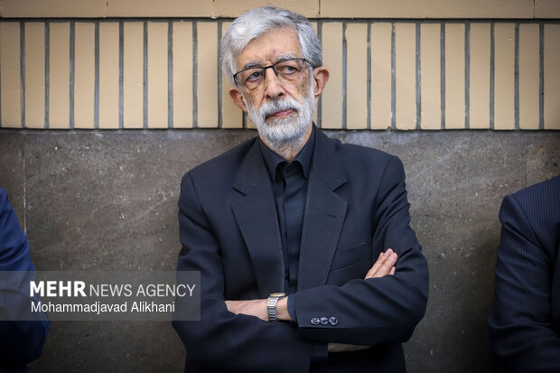 مراسم یادبود شهید علی لاریجانی در مسجد بلال رسانه ملی