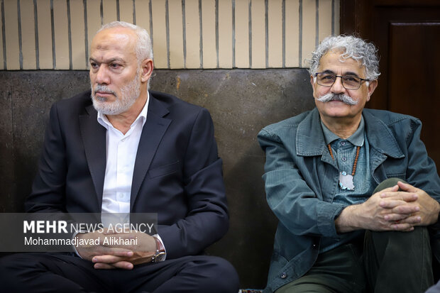 مراسم یادبود شهید علی لاریجانی در مسجد بلال رسانه ملی