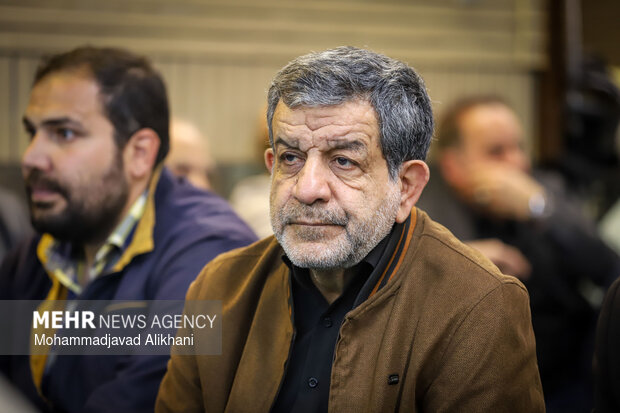 مراسم یادبود شهید علی لاریجانی در مسجد بلال رسانه ملی