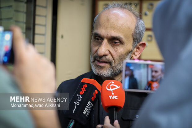 مراسم یادبود شهید علی لاریجانی در مسجد بلال رسانه ملی