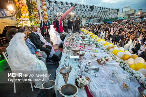 Marriage celebration ceremony for couples ‘devoted for Iran'
