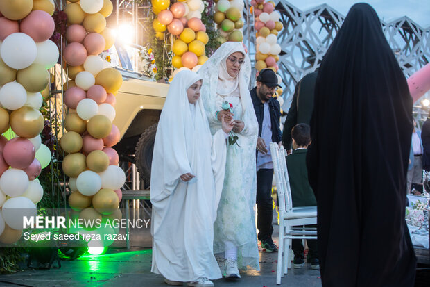 Marriage celebration ceremony for couples ‘devoted for Iran'
