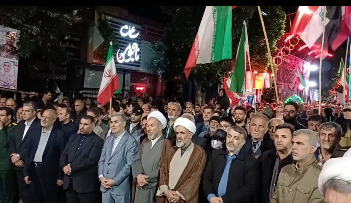 هشتاد و یکمین تجمع شبانه مردم سلماس در خیابان