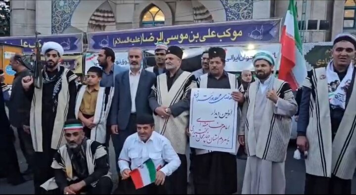 بیعت مردم چهارمحال و بختیاری با رهبر انقلاب در تهران