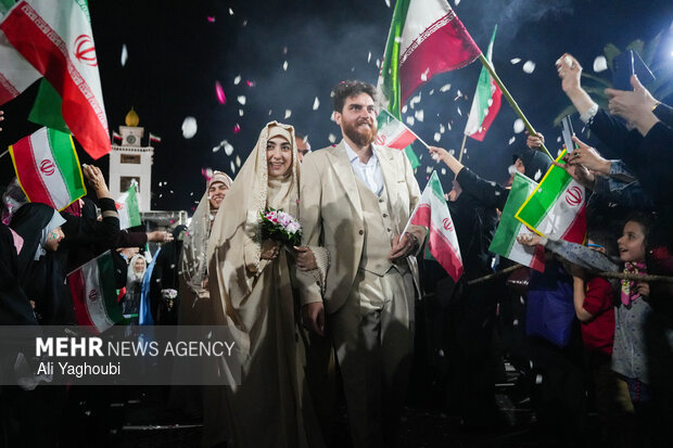 جشن ازدواج زوج های گیلانی در رشت