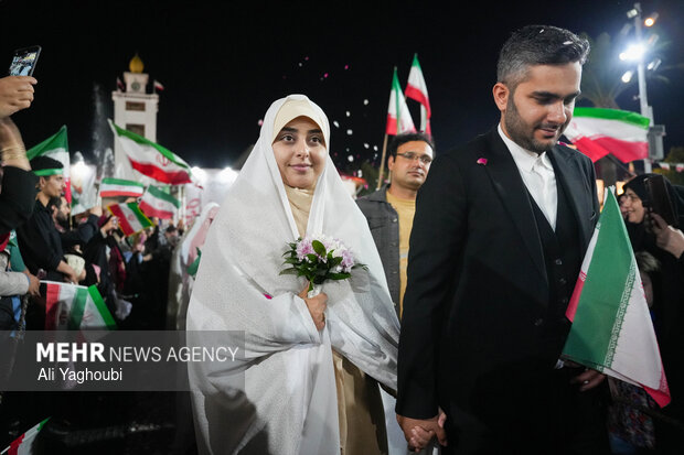 جشن ازدواج زوج های گیلانی در رشت