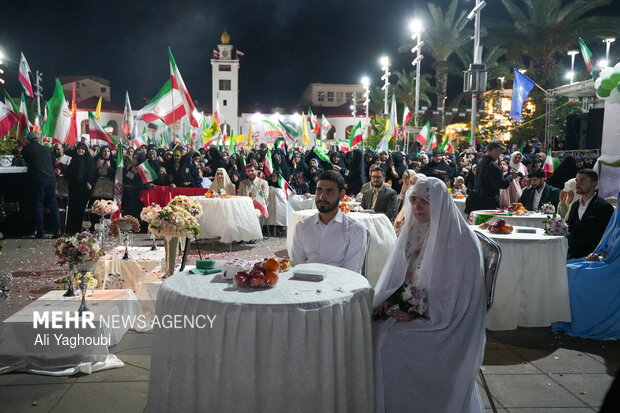 جشن ازدواج زوج های گیلانی در رشت