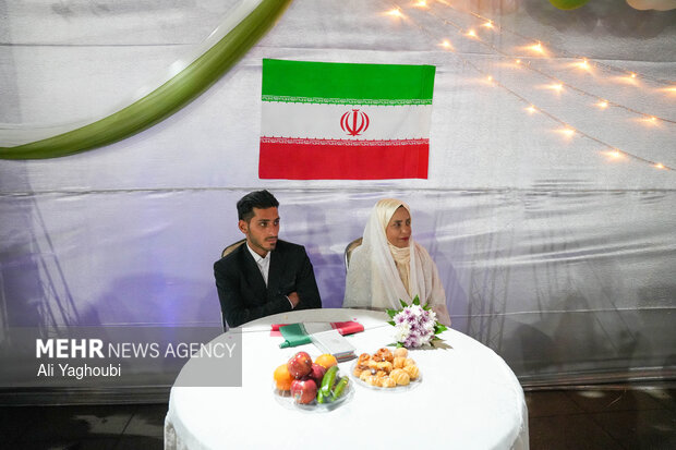 جشن ازدواج زوج های گیلانی در رشت