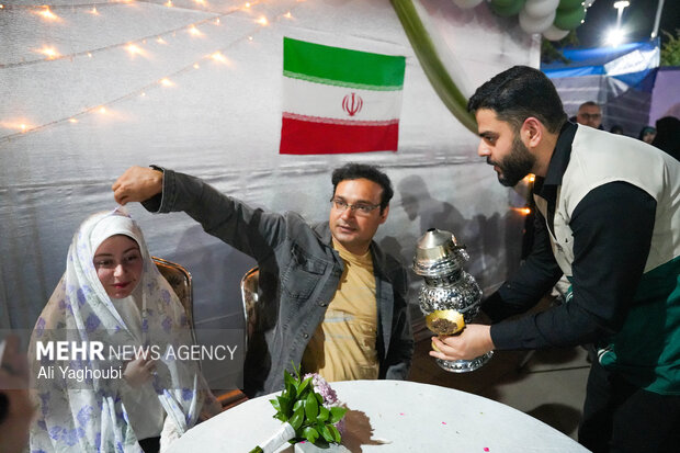 جشن ازدواج زوج های گیلانی در رشت