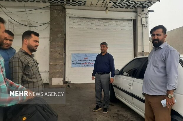 انبار احتکار روغنموتور در دشتی پلمب شد