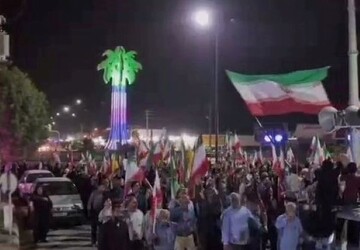 مردم شهر آب‌پخش هم‌چنان پای‌کار نظام