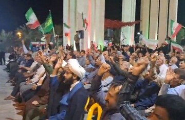 اجتماع باشکوه مردم انقلابی آبدان در دفاع از نظام اسلامی