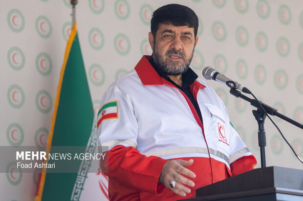 رونمایی از ناوگان خودرویی و موتوری جمعیت هلال احمر