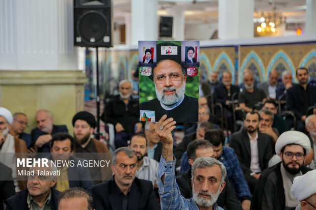گرامیداشت سالگرد شهادت آیت‌الله رئیسی در رشت