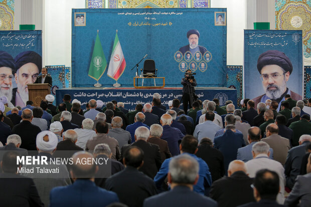 گرامیداشت سالگرد شهادت آیت‌الله رئیسی در رشت