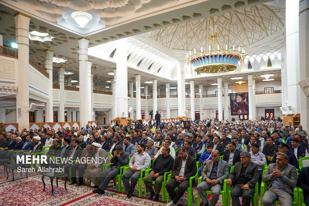 سالگرد بزرگداشت شهید آیت‌الله رئیسی در حرم شاهچراغ(ع)