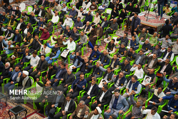 سالگرد بزرگداشت شهید آیت‌الله رئیسی در حرم شاهچراغ(ع)