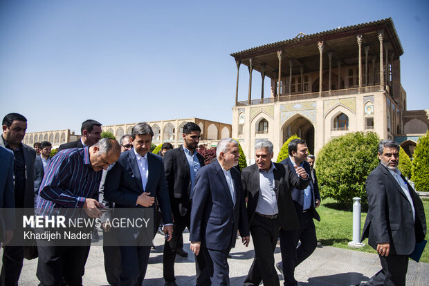 سفر وزیر میراث‌فرهنگی، گردشگری و صنایع‌دستی به اصفهان