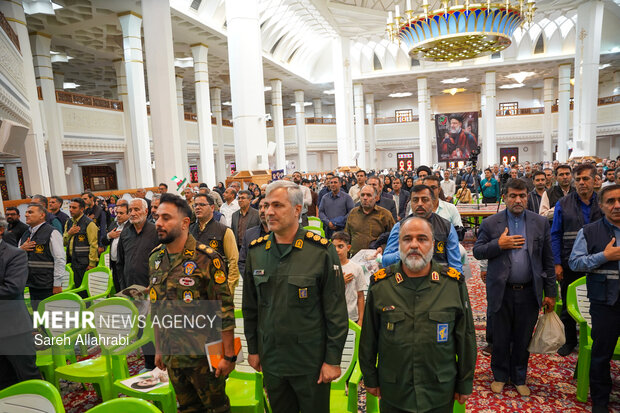 سالگرد بزرگداشت شهید آیت‌الله رئیسی در حرم شاهچراغ(ع)