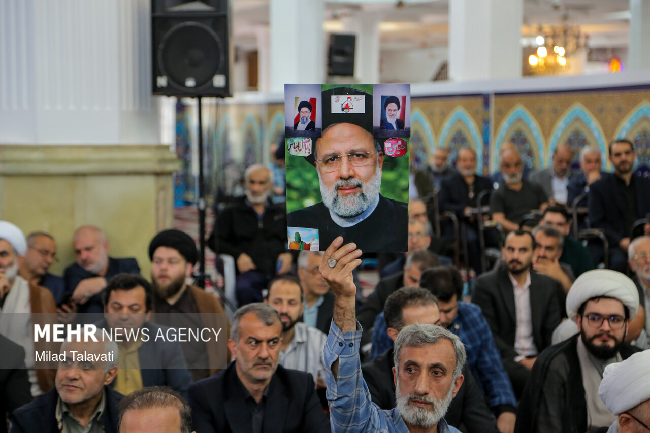 گرامیداشت سالگرد شهادت آیتالله رئیسی در رشت گرامیداشت سالگرد شهادت آیتالله رئیسی در رشت