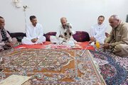 تجلیل از هنرمند پیشکسوت موسیقی و شاعر نابینای سراوانی