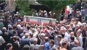 تشییع پیکر شهید مدافع وطن حمید خانی در بروجن