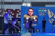 ایزدی چراغ اول تیم ملی پاراوزنه‌برداری را با مدال طلا و برنز روشن کرد